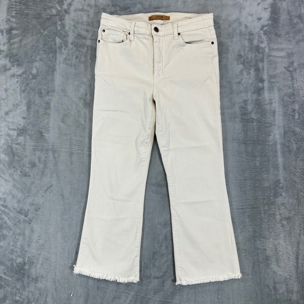 Joe's Jeans The Charlie Flare High Rise Jeans Women's Size 27 Cream White